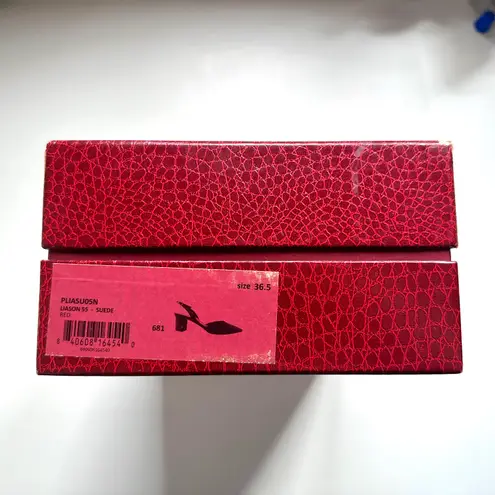 Tamara Mellon Liaison 55 Slingback Pumps in Red Suede