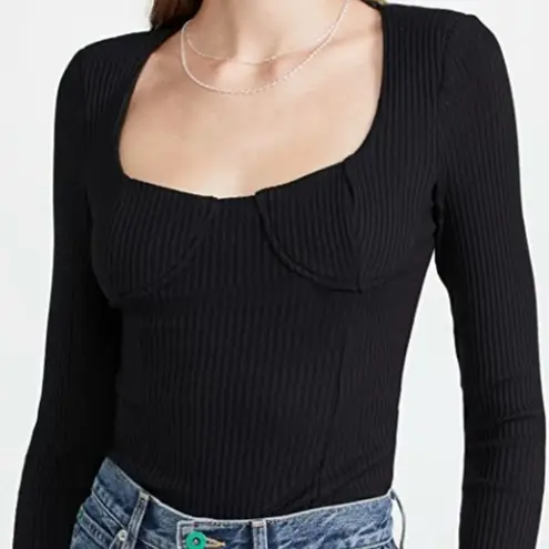 Endless Rose Anthropologie Black Sweater