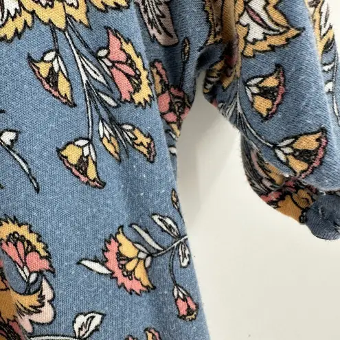 Agnes & Dora Floral Scoop Neck Short Sleeve Sway Midi Shift Dress Size XL FLAW