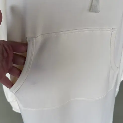 Z Supply  Ruffle Hoodie Dress in Cloud Dancer