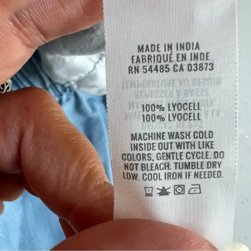 Aerie chambray ruffle pull on shorts size small