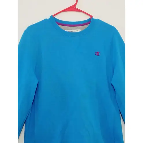 Champion  Eco Women’s Sweatshirt Crewneck Retro Blue Size Large
