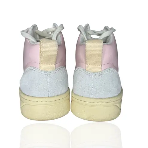 VEJA V-15 Leather Petale Sneakers Size 8 / 39 EUR Womens White Multi Shoes Suede