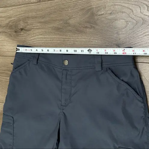 Duluth Dry On the Fly Mid Rise Gray Cargo Bermuda Hiking Active Shorts Size 14