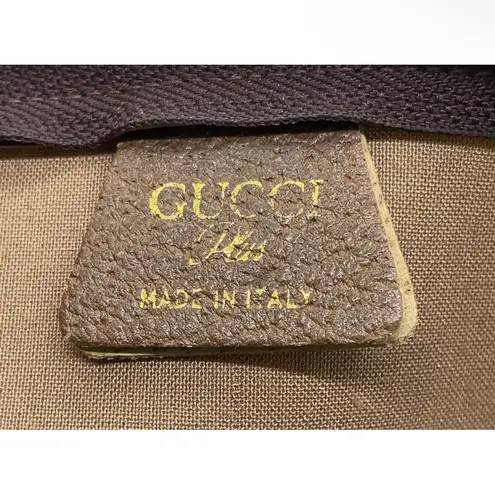 Gucci  Plus Beige and Brown Monogram Pouch