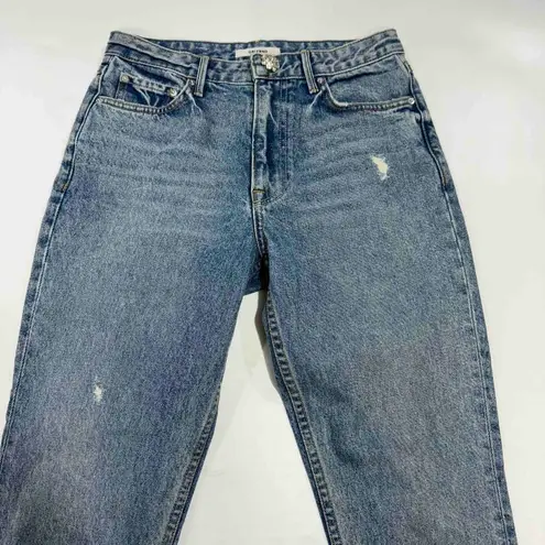 GRLFRND Karolina Distressed High-Rise Skinny Jeans