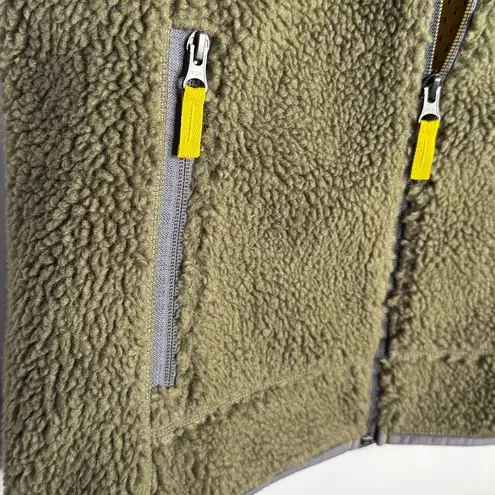 L.L.Bean Mountain Pile Fleece Vest in Kelp Green W2002 Sz XS