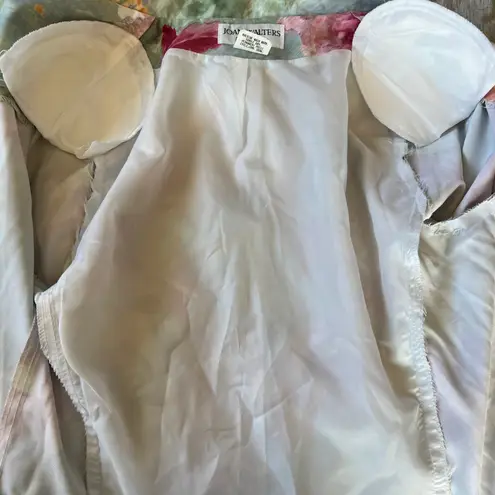 Vintage 80s / 90s Colorful Floral Boxy Fit Blazer Jacket Multi Size M