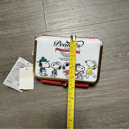 snoopy peanuts makeup case mini bag clutch Red