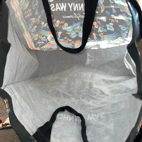 Johnny Was California Reusable Tote Bag Large Packable Carry On Travel 18 x 19"