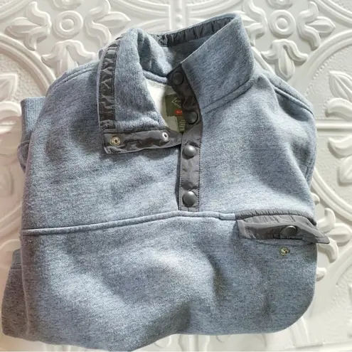 st. john's bay  Mock Neck Pullover Button Up S - Image 3