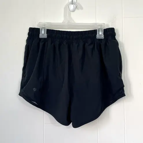 CRZ Yoga  Black Athletic Shorts ~ Brief Lined ~ Zippered Pockets ~ Size XS