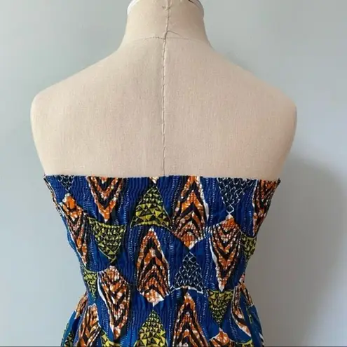 Moda International Tube Top Strapless Dress Blue