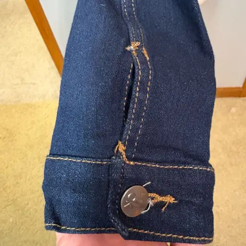 Calvin Klein Jeans dark blue denim cropped jean jacket size M NEW Size M