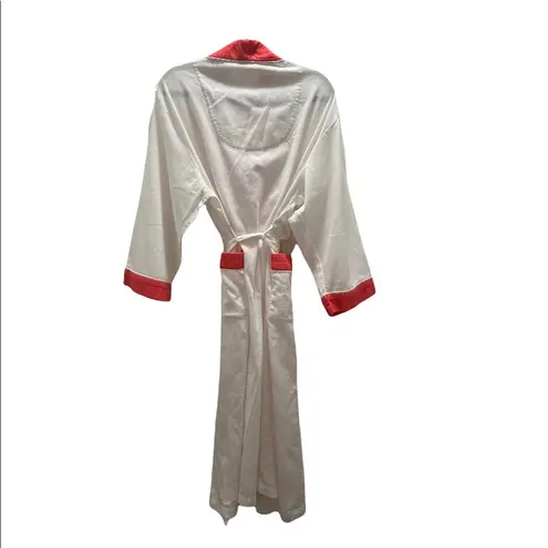 Delicates Waffle Knit Wrap Robe Sz L