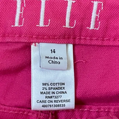 Elle Hot Pink Skinny Pants Size 14