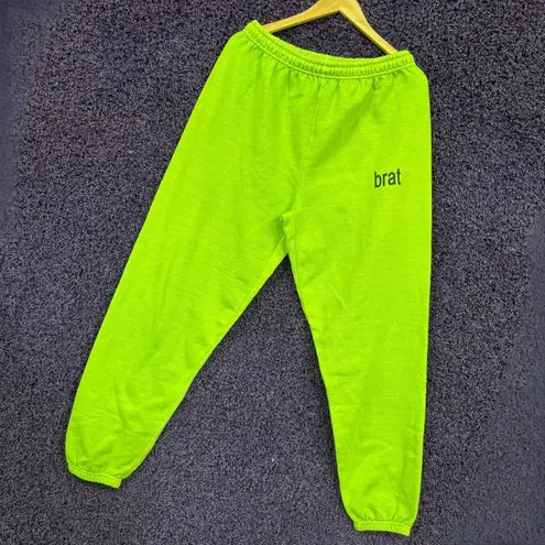 Charli-XCX brat Album Electro-Synth Dance Club Pop Joggers L