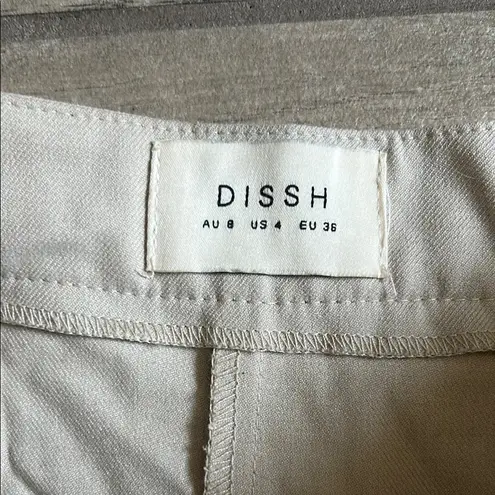 DISSH Cream Cargo Shorts with Utility Style Size 4