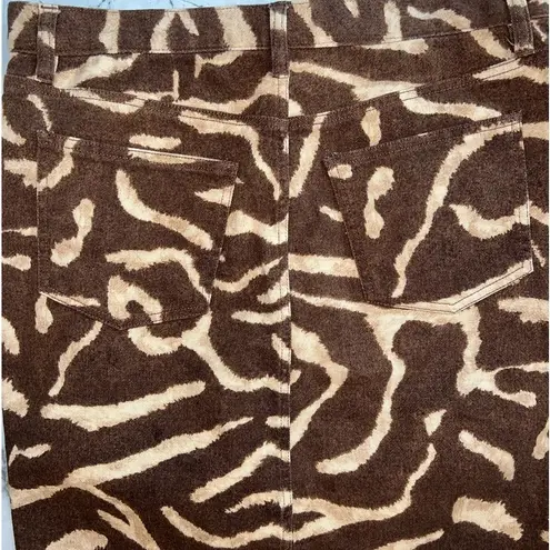 Ralph Lauren LRL  denim animal print skirt, size 10, excellent condition