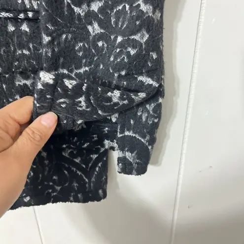 Free Press CLOTHING Black /White Blazer Size S EUC