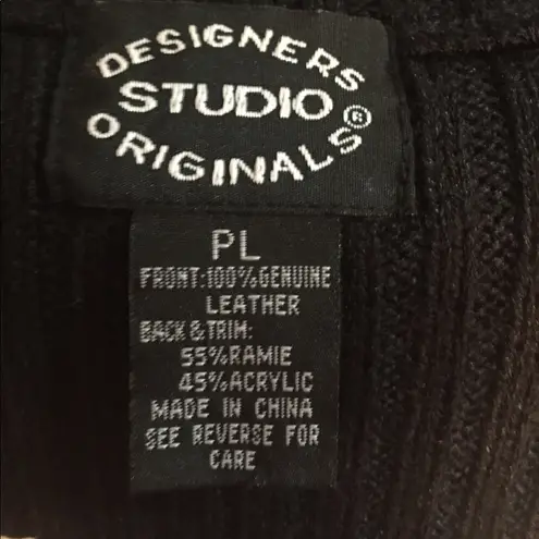 Designer's Studio / Leather& Sweater Vest SizePL Size undefined