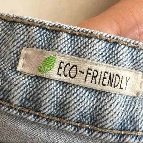 Simple Society Distressed Eco Friendly High Rise Mom Jeans