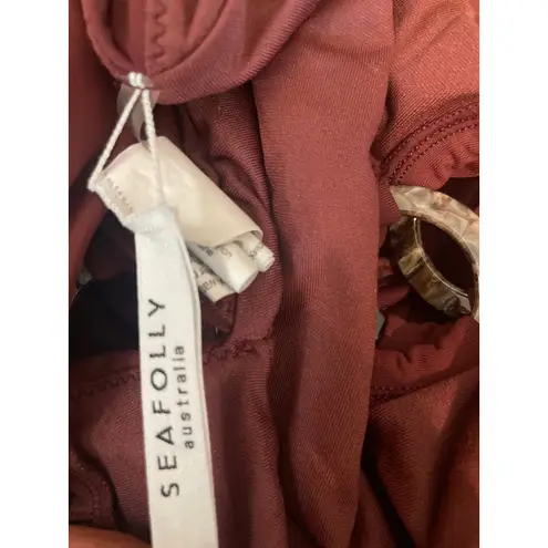 Seafolly Anthropologie O-Ring One Piece Swimsuit NEVER WORN US Sz 10 AU 14 - Image 7