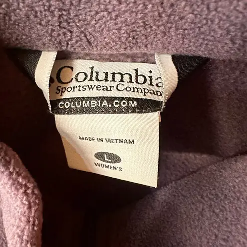 Columbia  Women's Purple Fleece Benton Springs Jacket Size Large
