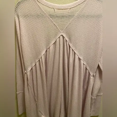 Free People  We The Free Citrine Long Sleeve Thermal Top Size M In Lavender