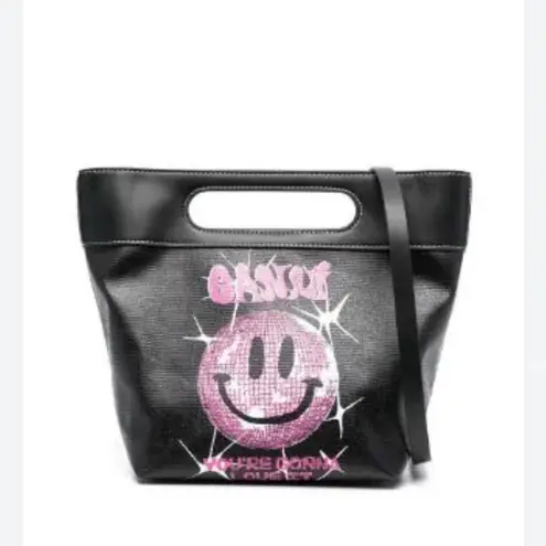 Ganni | Casual Style Street Style 2-WAY Bi-color Leather Crossbody NWT $235