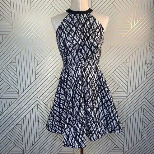 Keepsake Adore You Mini Dress Twig Print Black Size XS