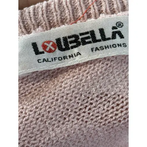 *Vintage* Loubella 90'S EYELASH Fringe KNIT V