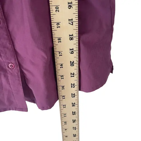 Magellan outdoors Magellan Women's Size Small Purple Sleeveless Outdoor Button Up Top