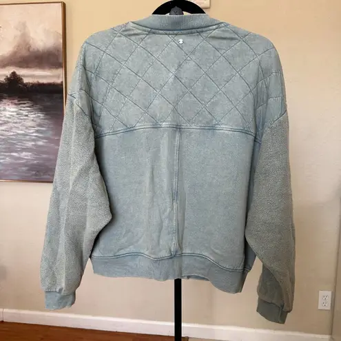 Pilcro and the Letterpress  Anthropologie Quilted Bomber Jacket Top Size M