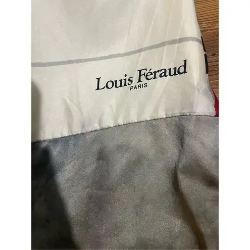 Launch by Susan Young abstract sailboat novelty 100% silk dress size XS Red