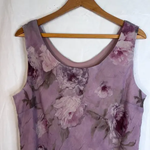 R & M Richards Fairy Core Whimsical Floral Crinkle Maxi Dress & Jacket Size LGP*