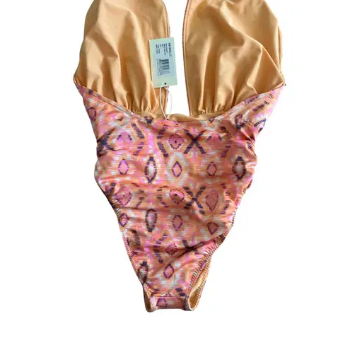 Ramy Brook Printed Annka One Piece Bathing Swimsuit Size Large NEW NWT