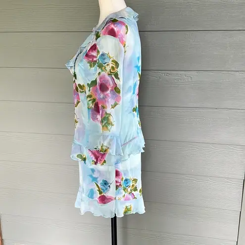 Johnny Was Silk Sleep Dress with Matching Silk “Jacket”