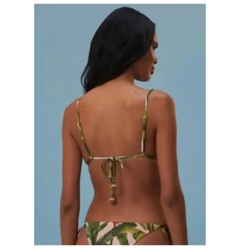Farm Rio Banana Leaves Bikini Top Size XS