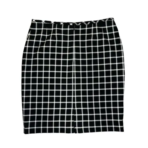 Tahari  Checked Career Skirt Size 12