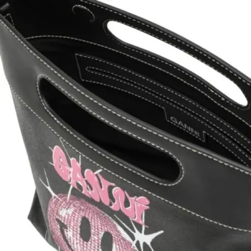 Ganni | Casual Style Street Style 2-WAY Bi-color Leather Crossbody NWT $235