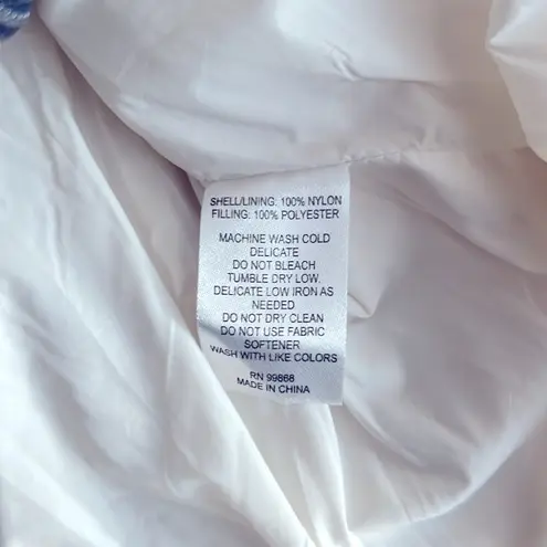 Microsoft Rainier PrimaLoft Eco Full Zip Jacket w/Concealed Stowaway Hood Size M White Size M