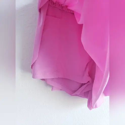 Luogongzi 2 in 1 Flowy Running Shorts for Women Gym Yoga Athletic Womens… Pink