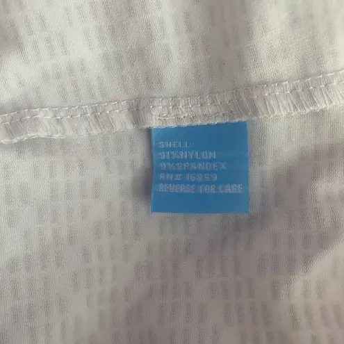 J. McLaughlin Durham Dress Ruffle Neckline Catalina Cloth