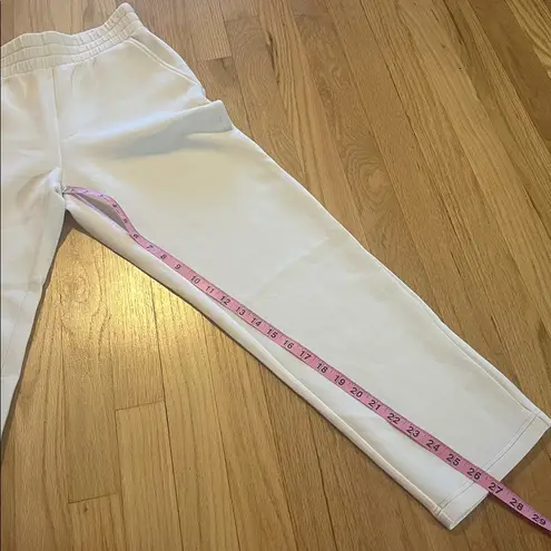 Leze the Label Ivory Creme Neoprene Scuba Pull on Pants Sz M Size M