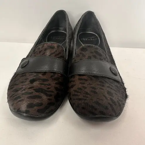 Dansko  Olena Leopard Slip On Loafers Size 37 / 7