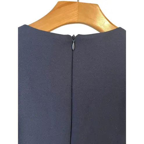 London Times Dress Womens Petite Size 14 Blue Side-Tab Fit & Flare Business NEW - Image 9