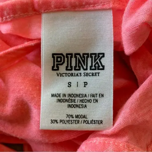 PINK - Victoria's Secret Victoria’s Secret PINK Tank Top Strappy Neon Oversized Small Burnout