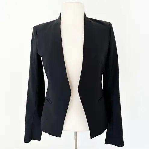 Theory  Lanai Polish Suit Jacket Black Wool Blazer | 2 - Image 52