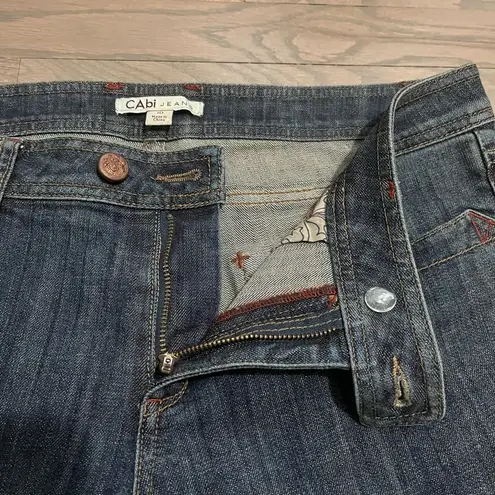 CAbi  Jeans Style #178R Blue Stretch Denim. Size 10. Excellent condition!